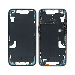 Stock up on the black middle frame with parts for iPhone 14 international version OEM pull A grade.


