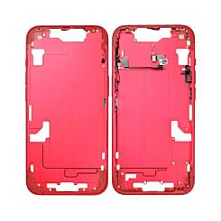 Order the red middle frame with small parts for iPhone 14 US version OEM pull A grade.

