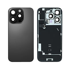 Order the Black Titanium Back Glass with Frame, Wireless NFC Charging Flex, and MagSafe Magnet for iPhone 16 Pro, OEM Pull B Grade.