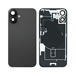 Grab the wholesale deals on the Back Glass, OEM Pull A Grade, with Frame, Wireless NFC Charging Flex, and MagSafe Magnet for iPhone 16 Plus.