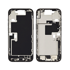 Middle Frame with Photo Capture Button and Small Parts for iPhone 16 Pro Max (BLACK TITANIUM) (International Version) (OEM Pull A Grade)