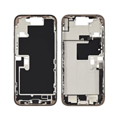 Middle Frame with Photo Capture Button and Small Parts for iPhone 16 Pro Max (DESERT TITANIUM) (International Version) (OEM Pull B Grade)