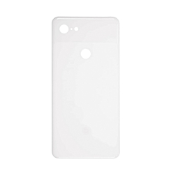 Back Cover with Camera Lens for Google Pixel 3 XL (CLEARLY WHITE) (OEM Pull)