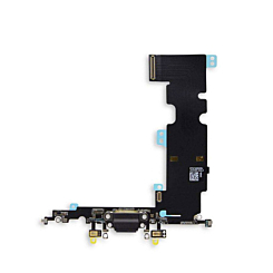 Charging Port Flex Cable for iPhone 8 Plus (BLACK) (OEM Pull)