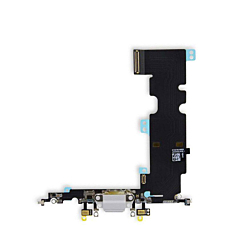 Charging Port Flex Cable for iPhone 8 Plus (WHITE) (OEM Pull)