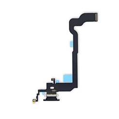 Buy the iPhone X charging port flex cable in space gray, OEM pull.
