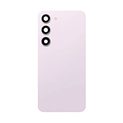 Purchase the back glass with camera lens for Galaxy S23 US and international versions in lavender. Service pack.