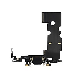 Shop the black charging port flex cable for iPhone SE 2022, OEM pull.