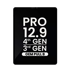 LCD and Digitizer Assembly for iPad Pro 12.9 (3rd Gen / 2018) / (4th Gen / 2020) (OEM Pull B Grade)