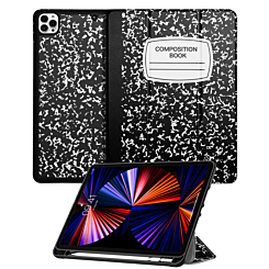 Old Style Notebook Design Case - Composition Book iPad Pro 12.9 (3rd / 4th / 5th / 6th) (Only Ground Shipping)
