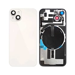 Order the starlight OEM pull A grade back glass with frame, wireless NFC charging flex, and MagSafe magnet for iPhone 14.

