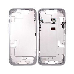 Shop the purple middle frame with small parts for iPhone 14 US version OEM pull A grade.

