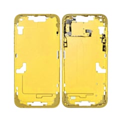 Middle Frame w/Parts for iPhone 14 Plus (YELLOW) (US Version) (OEM Pull A Grade)