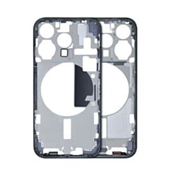Middle Frame with Small Parts for iPhone 15 Pro (BLUE TITANIUM) (US Version) (Oem Pull A Grade)