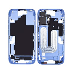 Middle Frame with Photo Capture Button and Small Parts for iPhone 16 (ULTRAMARINE) (US Version) (OEM Pull A Grade)