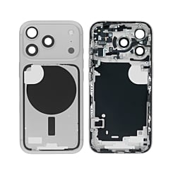 Middle Frame with Small Parts for iPhone 17 Pro (SILVER) (International Version) (OEM Pull A Grade)