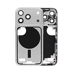 Middle Frame with Small Parts for iPhone 17 Pro (SILVER) (US Version) (OEM Pull A Grade)