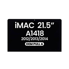 iMac 21.5" 2K (A1418, Late 2012 / Late 2013 / Mid 2014) (LM215WF3 SDD1 / D2 / D3) LCD Assembly (OEM Pull A Grade) (Only Ground Shipping)
