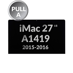 iMac 27" Retina 5K (A1419, Late 2015 / Early 2016) (LM270QQ1 SDB1) LCD Assembly (OEM Pull A Grade) (Only Ground Shipping)