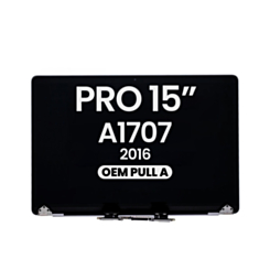 MacBook Pro 15" with Touch Bar (A1707 / Late 2016) LCD Assembly (SILVER) (OEM Pull A Grade)