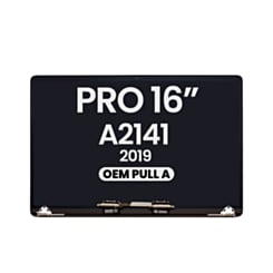MacBook Pro 16" (A2141 / Mid 2019) LCD Assembly (SPACE GRAY) (OEM Pull A Grade)