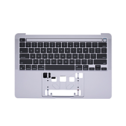 MacBook Pro 13" (A2338/Late 2020) Top Case with Keyboard (SPACE GRAY) (Oem Pull A Grade)