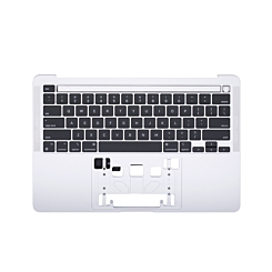 MacBook Pro 13" (A2338/Late 2020) Top Case with Keyboard (SILVER) (Oem Pull A Grade)