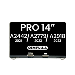 LCD Assembly for MacBook Pro 14" (A2442 / Late 2021) / (A2779 / Late 2023 ) / (A2918 / Late 2023) (OEM Pull A Grade) (SPACE GRAY)