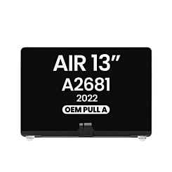 LCD Assembly (MIDNIGHT) (OEM Pull A Grade) for MacBook Air 13" (A2681 / Mid 2022)