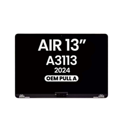 LCD Assembly for MacBook Air 13" (A3113 / 2024) (OEM Pull A Grade) (SPACE GRAY)