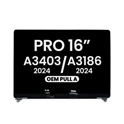 LCD Assembly for MacBook Pro 16" (A3403 / A3186 Late 2024) (OEM Pull A Grade) (SILVER)