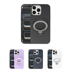 Pastel Shield Carbon Fiber Magnetic Kickstand Case for iPhone 16 Pro Max (Only Ground Shipping)