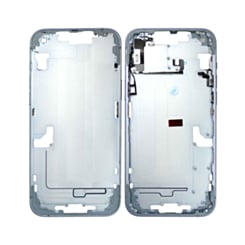 Shop the middle frame with small parts for the iPhone 14 Plus — in Blue, US version, OEM pull B grade.








