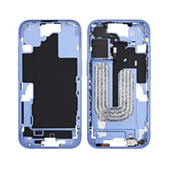 Middle Frame with Photo Capture Button and Small Parts for iPhone 16 (ULTRAMARINE) (International Version) (OEM Pull A Grade)