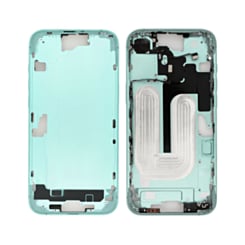 Middle Frame with Photo Capture Button and Small Parts for iPhone 16 Plus (TEAL) (International Vers