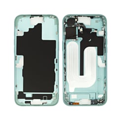 Middle Frame with Photo Capture Button and Small Parts for iPhone 16 Plus (TEAL) (US Version) (OEM Pull A Grade)