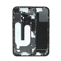 Middle Frame with Photo Capture Button and Small Parts for iPhone 17 (BLACK) (US Version)