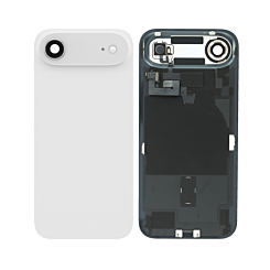 Back Glass with Frame and Wireless NFC Charging Flex and MagSafe Magnet for iPhone Air (CLOUD WHITE) (OEM Pull B Grade)