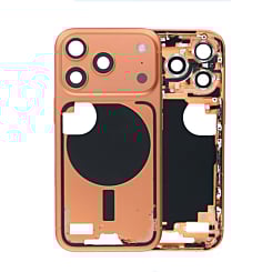 Middle Frame with Small Parts for iPhone 17 Pro (COSMIC ORANGE) (US Version) (OEM Pull B Grade)