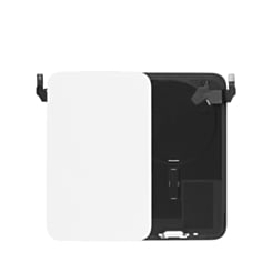 Back Glass with MagSafe Magnet & NFC & Flashlight Flex for iPhone 17 Pro Max (SILVER) (OEM Pull B Grade)