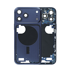 Middle Frame with Small Parts for iPhone 17 Pro Max (DEEP BLUE) (US Version) (OEM Pull B Grade)