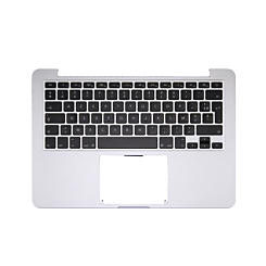 Top Case with Keyboard for MacBook Pro Retina 13" (A1502 /Early 2015)(SILVER) (OEM Pull B Grade)