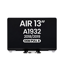 LCD Assembly for MacBook Air 13" A1932 (2018-2019) (OEM Pull B Grade) (SPACE GRAY)