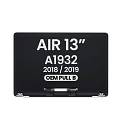 MacBook Air 13" Retina (A1932 / Late 2018 / Early 2019) LCD Assembly (SILVER) (OEM Pull B Grade)
