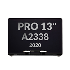 MacBook Pro 13" (A2338 / Late 2020) (M1/M2) LCD Assembly (SPACE GRAY) (OEM Pull B Grade)