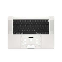 Top Case with US Keyboard (SILVER) for MacBook Pro 16" (A2485 / Late 2021) / (A2780 / Late 2023) / (A2991/ Late 2023)(OEM Pull B Grade)