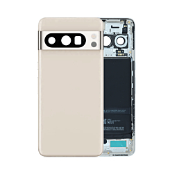 Housing Frame with Battery for Google Pixel 8 Pro (PORCELAIN) (OEM Pull B Grade) (Only Ground Shipping)