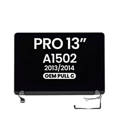LCD Assembly for MacBook Pro Retina 13"(A1502 / Early 2015)(SILVER) (OEM Pull C Grade)