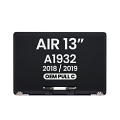 LCD Assembly for MacBook Air 13" A1932 (2018-2019) (OEM Pull C Grade) (SILVER)