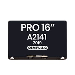 MacBook Pro 16" (A2141 / Mid 2019) LCD Assembly (SILVER) (OEM Pull C Grade)